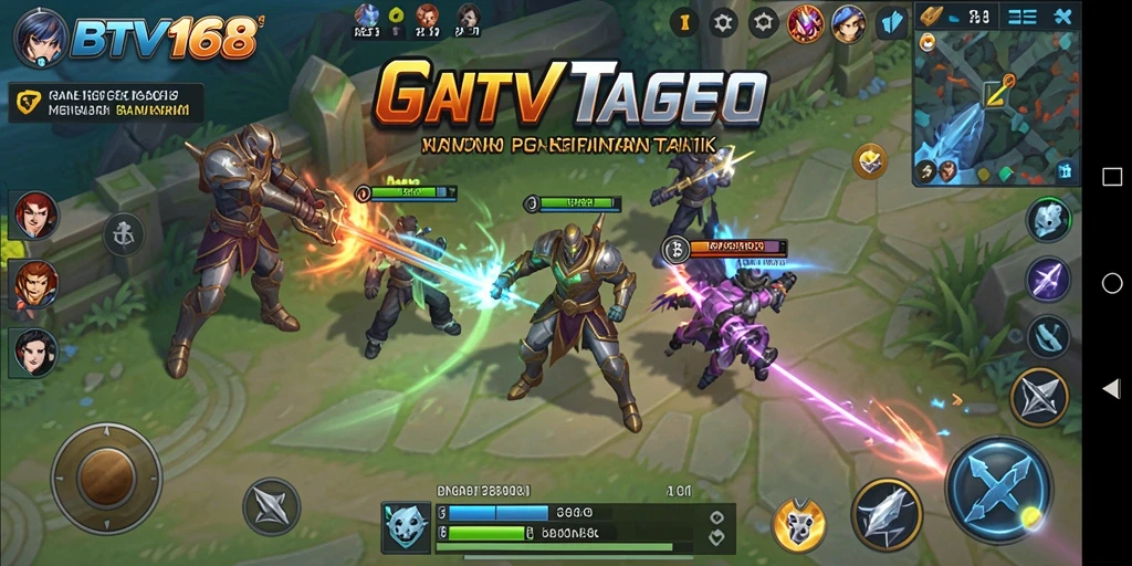 Screenshot gameplay BTV168 yang memukau dalam aksi strategi.