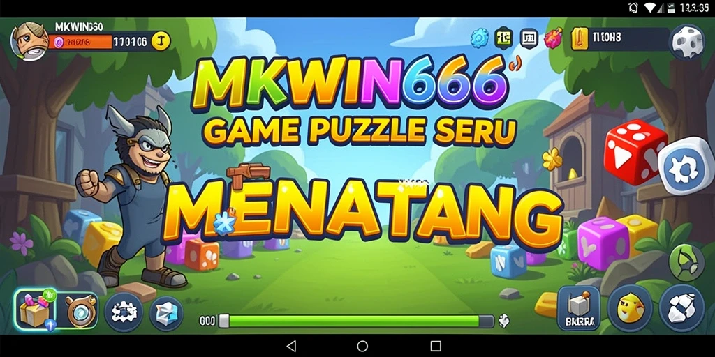 Tampilan gameplay MKWIN666 dengan tantangan puzzle yang menarik.