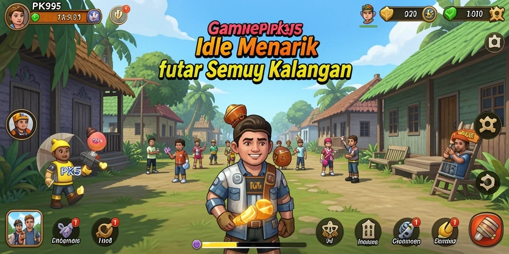 Tampilan gameplay PK95 yang menarik dan interaktif.