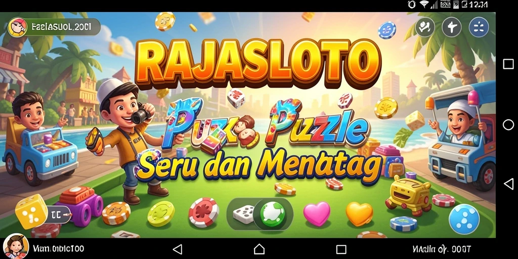 Screenshot utama RAJASLOTO menampilkan gameplay Puzzle yang menarik.