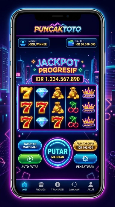 Ilustrasi proses unduh APK puncaktoto di perangkat Android.